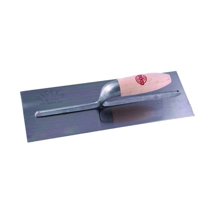 Vicker Wooden Handle No.22 Plain Flooring Trowel 355mm