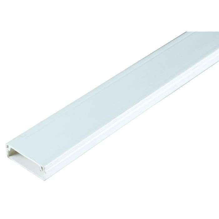 White PVC Trunking 40 x 16mm x 3m