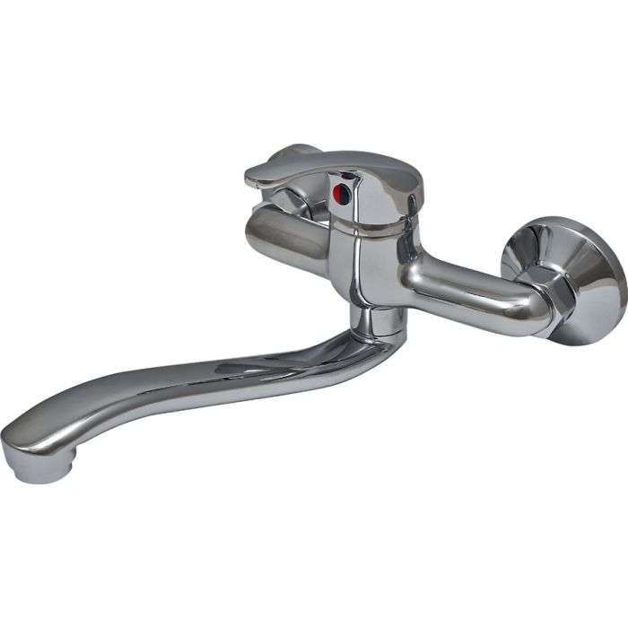 Icon Red Chrome Plated Pisces Sink Mixer