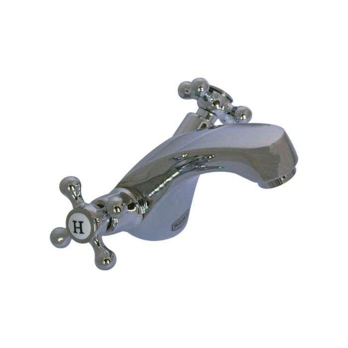 Icon Red Chrome Plated Victory Basin Mixer V2