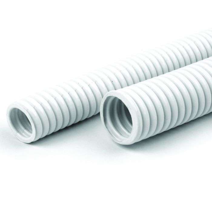 Hellermann Tyton Conduit Flexible Tubing White PVC 20mm 50m