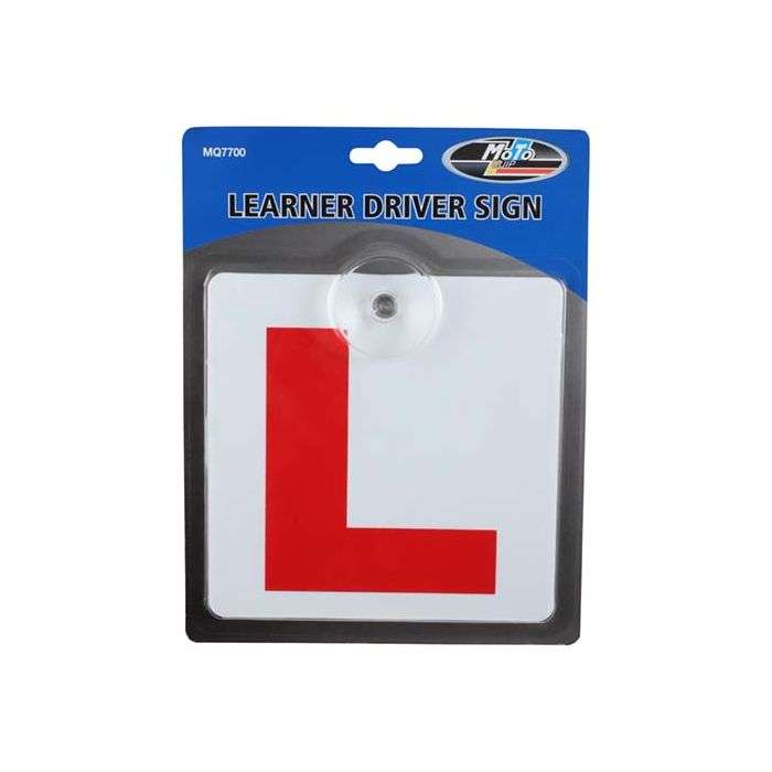 Moto Quip Learner Driver Sign