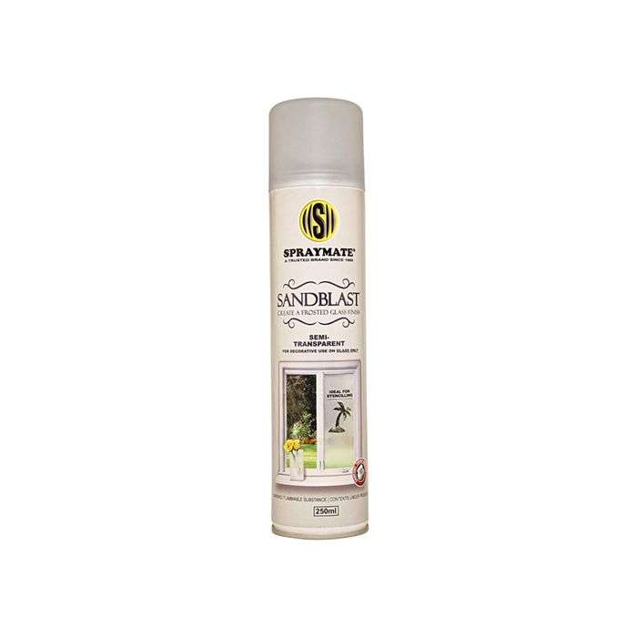 Spraymate Sandblast Spray Paint Mist Grey 250ml