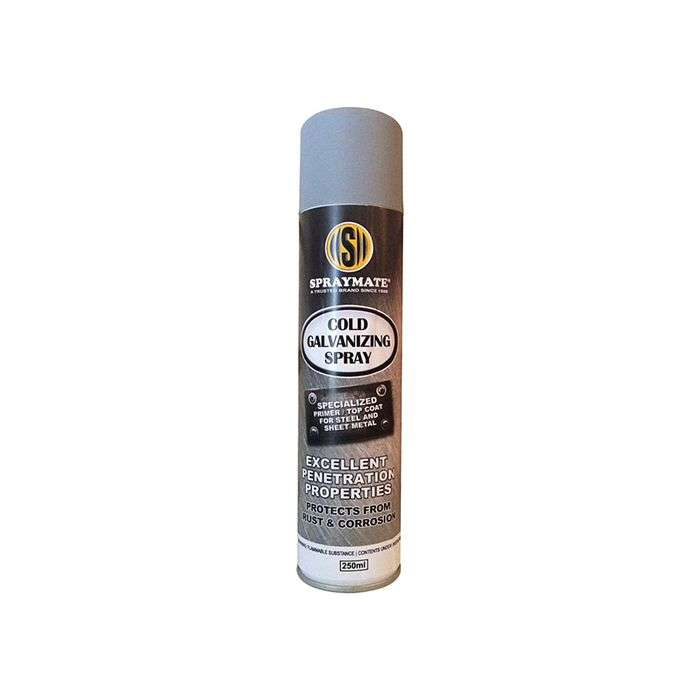 Spraymate Cold Galvanising Spray Paint 250ml