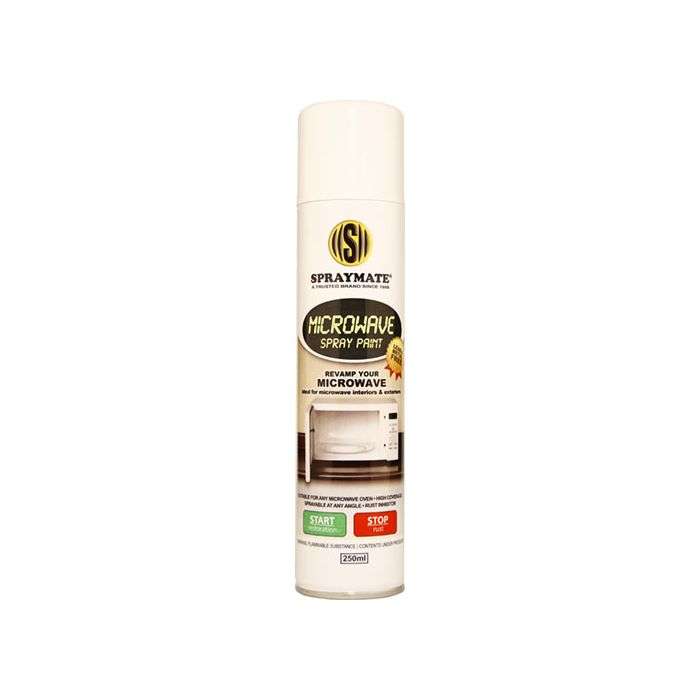 Spraymate Microwave Spray Paint White 250ml