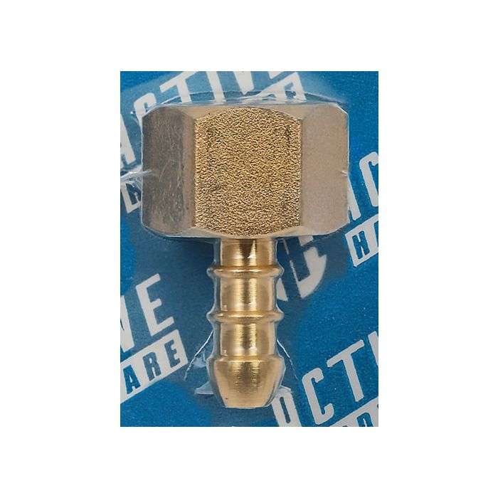 Active Hardware 1/2" Female To Hose Tail Gas Adaptor