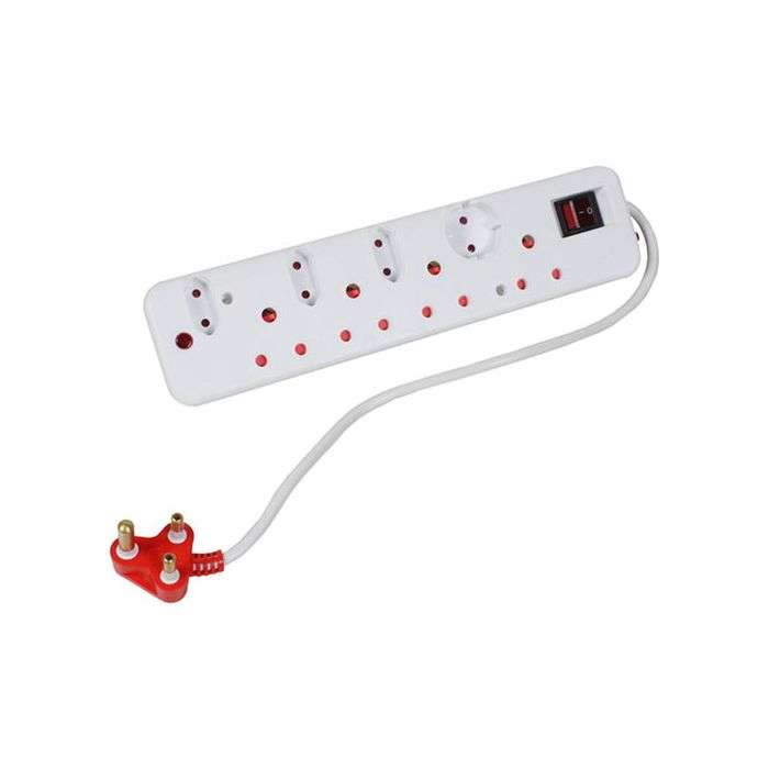 Ellies 8-Way Multiplug Adaptor With Surge Protection