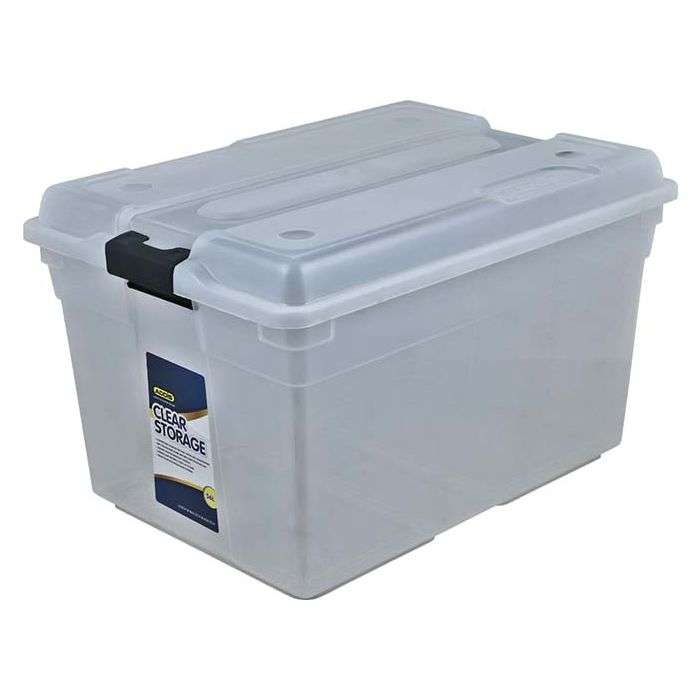 Addis Clear Storage Box 56L