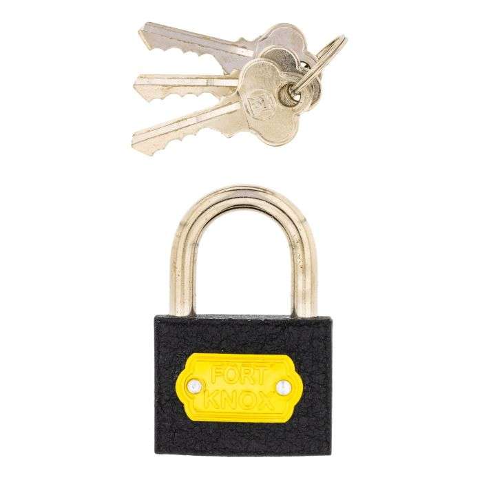 Fort Knox Iron Padlocks 40mm- 6 Pack