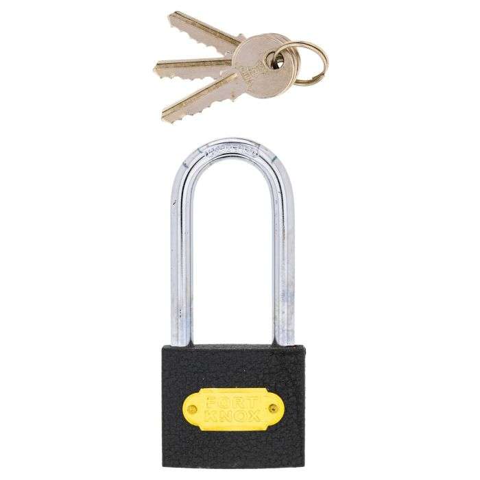 Fort Knox Iron Long Shackle Padlock 50mm