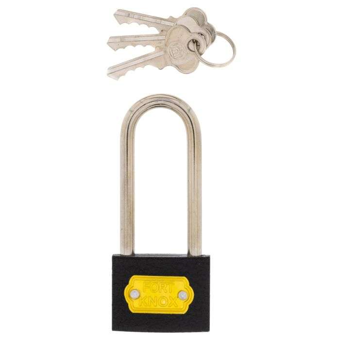 Fort Knox Iron Long Shackle Padlock 40mm