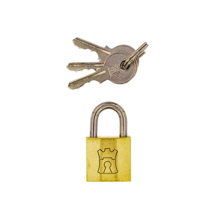 Fort Knox Brass Padlock Keyed Alike 20mm - 2 Pack
