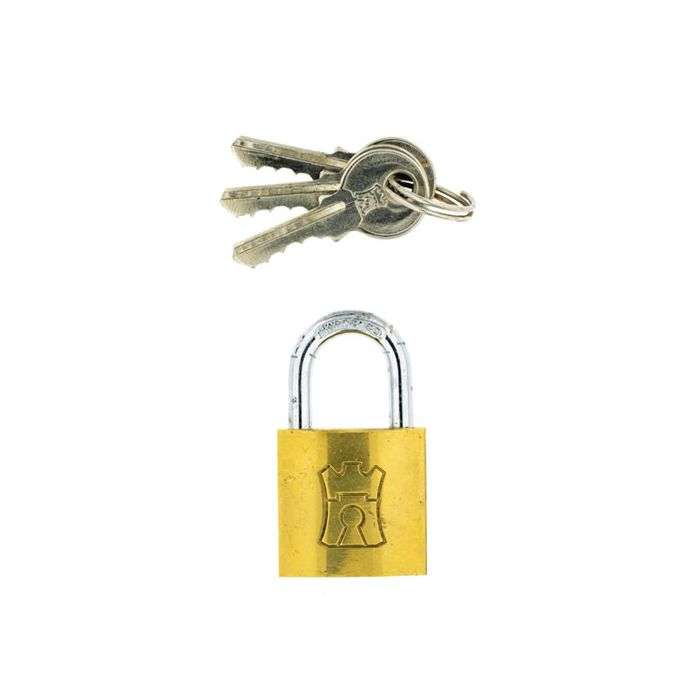 Fort Knox Brass Padlocks 25mm- 4 Pack