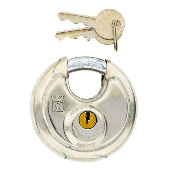 Fort Knox Discus Padlocks 70mm- 2 Pack