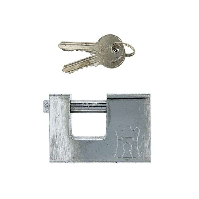 Fort Knox Chrome Plated Insurance Padlock 80mm