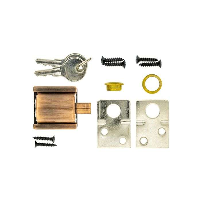 Fort Knox Bronze Patio Lock