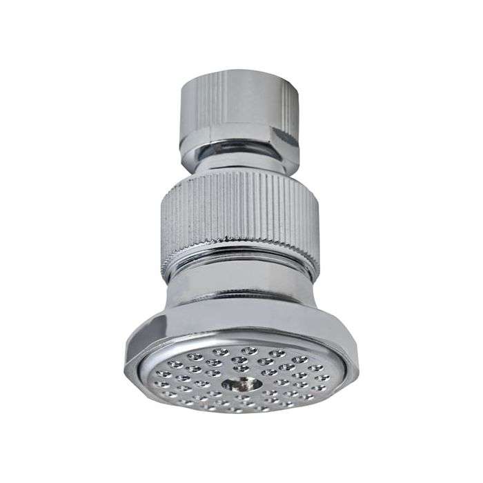 Icon Red Chrome Plated Plastic Balljoint Shower Rose SAROSEPL