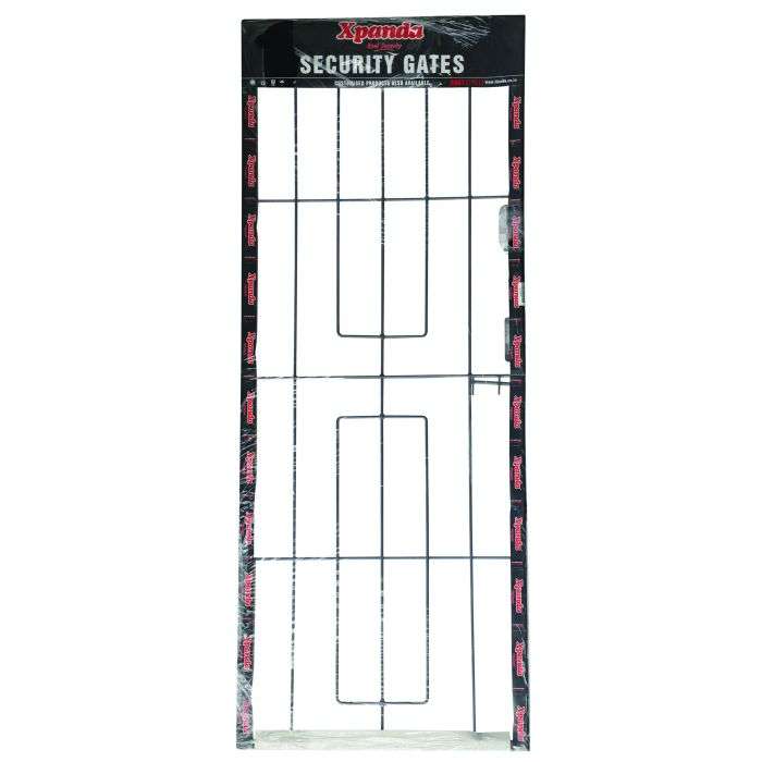 Xpanda Grey Ref 34 Lockable Security Gate 770mm x