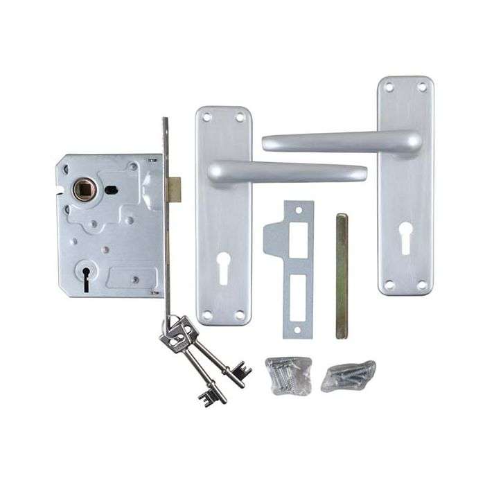 ChamberValue 4 Lever Aluminium Edinburg Hoppe Mortice Lockset