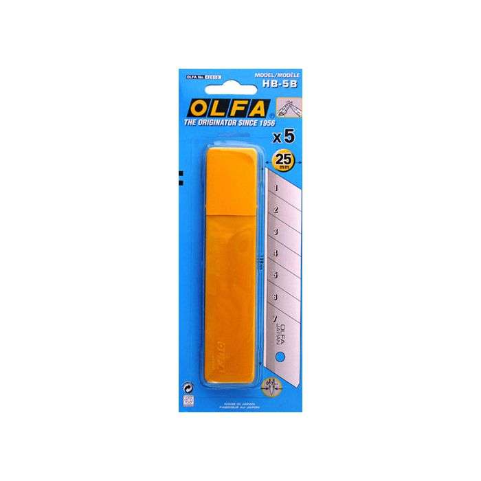 Olfa Replacement Blades 25mm - 5 Pack