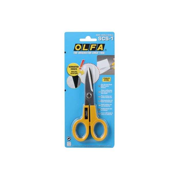 Olfa Serrated Stainless Steel Scissors