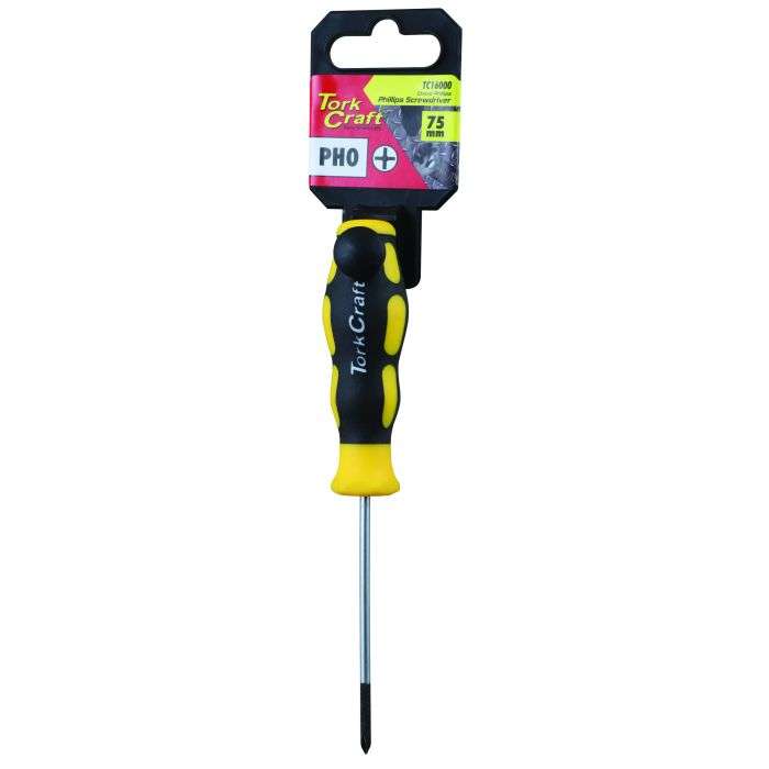 Tork Craft Phillips Mechanical Screwdriver PH0 x 75mm
