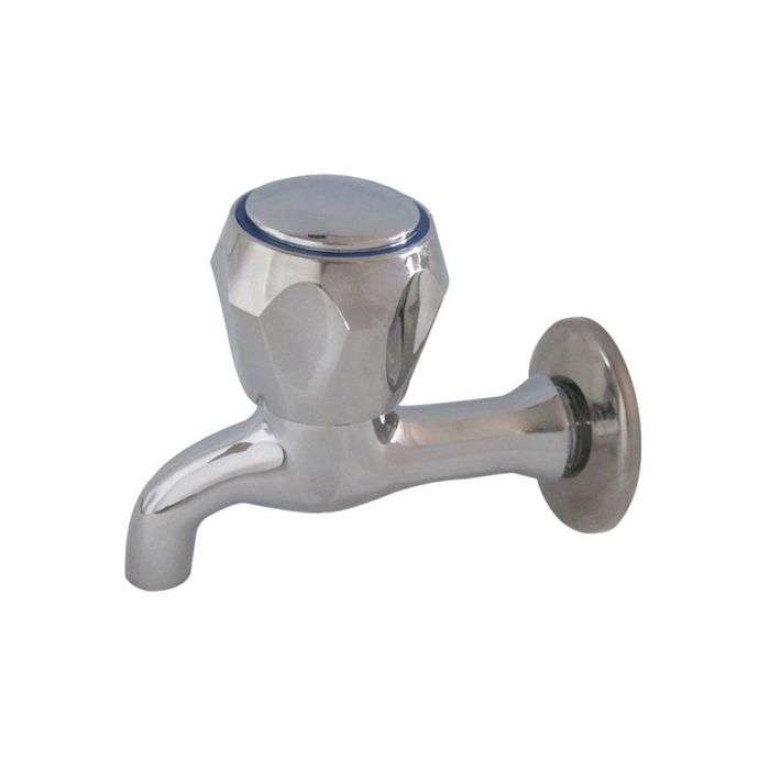 Icon Red Chrome Plated May Basin Bibtap