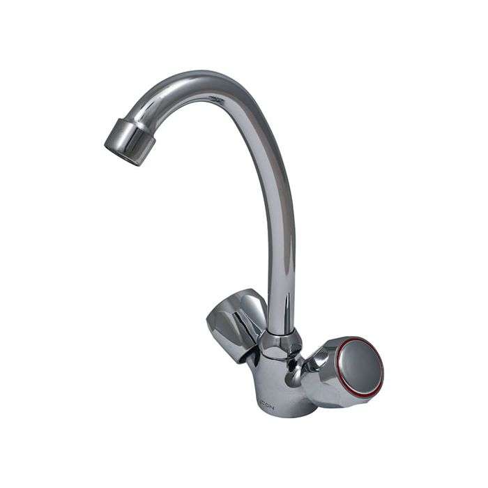 Icon Red Chrome Plated May Deck Type Sink Mixer