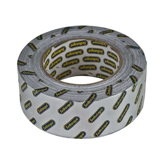 Sellotape Aluminium Foil Tape 48mm x 50m