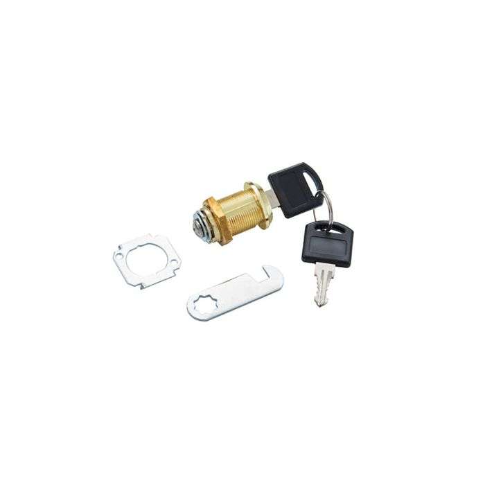 Mackie Polished Brass Cam Lock 25 x 23mm
