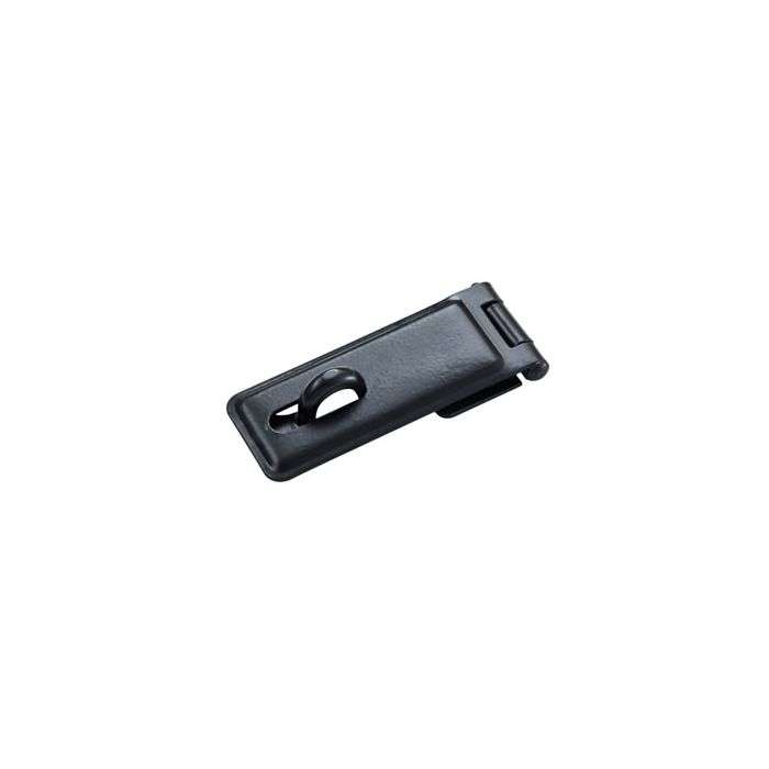 Mackie Black Japanned Hasp & Staple 90mm