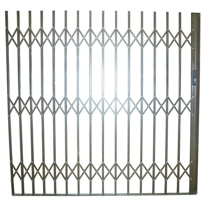 Xpanda Bronze Alu-Glide Security Trellis Gate 2.2m x 2.15m