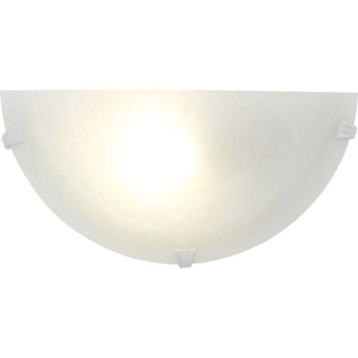 Eurolux Round Alabaster 3-Clip Wall Light