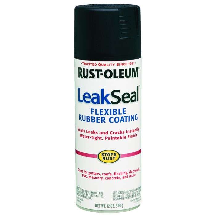 Rust-Oleum LeakSeal Flexible Rubber Coating Black 340g