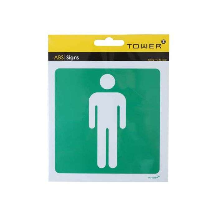 Tower Mens Toilet Sigh 150 x 150mm