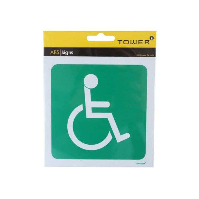Tower Handicapped Sigh 150 x 150mm