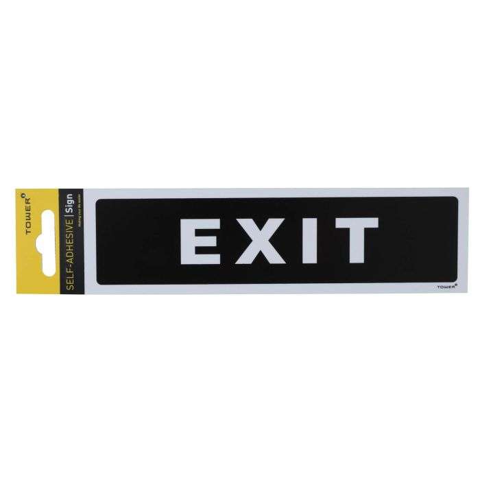 Tower Exit Sign 50 x 195mm