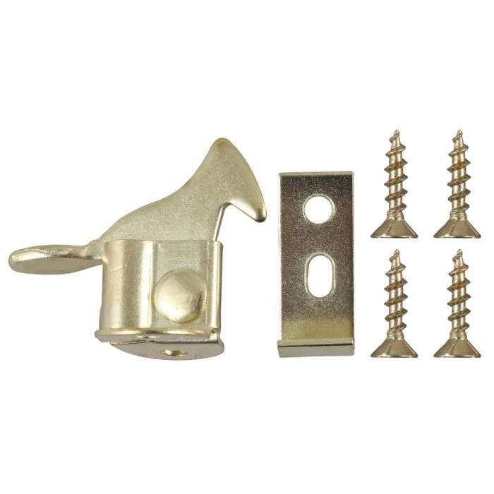 Raiel Brass Plated Rooster Cupboard Catch