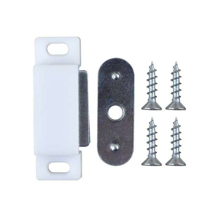 Raiel White Single Magnetic Catch