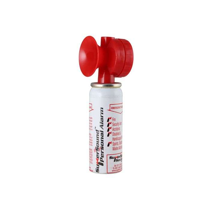 Intasafety White SuperSound Personal Alarm