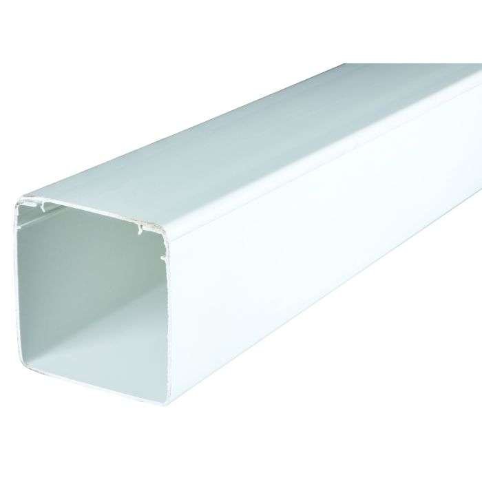 White PVC Trunking 100 x 100mm x 3m