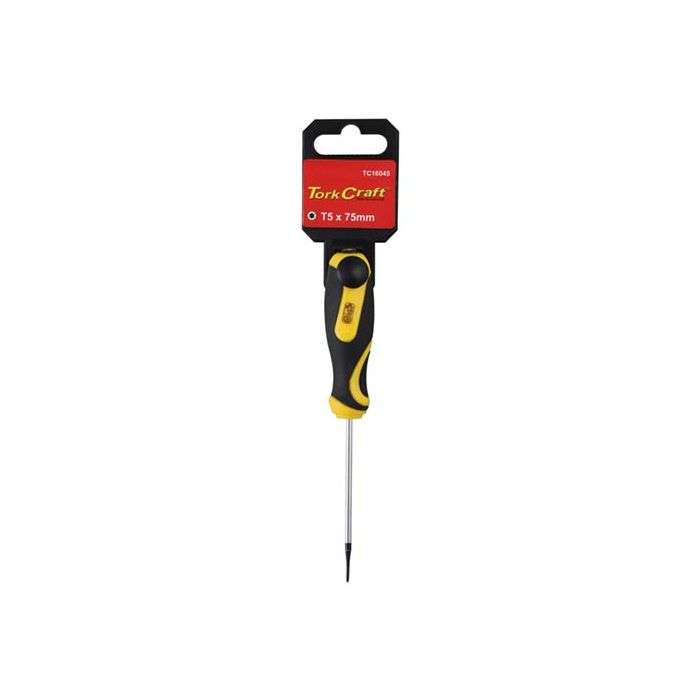 Tork Craft T5 Torx Tamper Proof Screwdriver 3 x 75mm