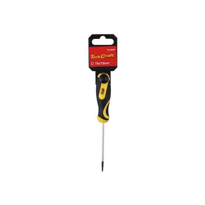 Tork Craft T6 Torx Tamper Proof Screwdriver 3 x 75mm