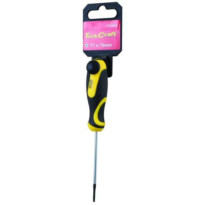 Tork Craft T7 Torx Screwdriver 3 x 75mm