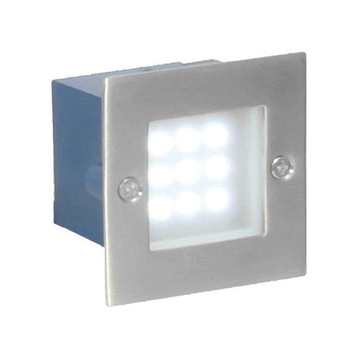 Bright Star Stainless Steel Square Footlight