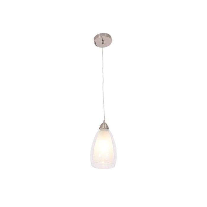 Bright Star Satin Chrome Pendant Light 125mm