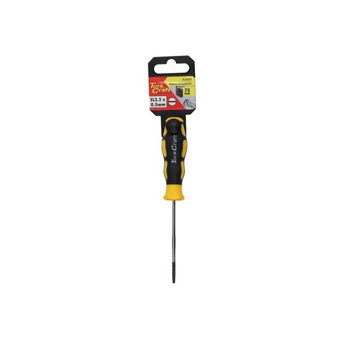 Tork Craft Slotted Screwdriver 3.2 x 75mm