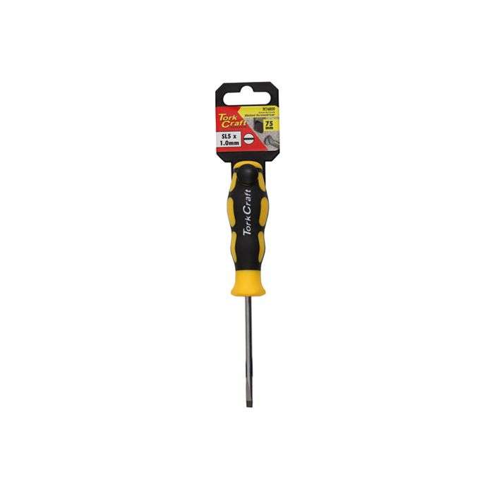Tork Craft Slotted Screwdriver 5 x 75mm