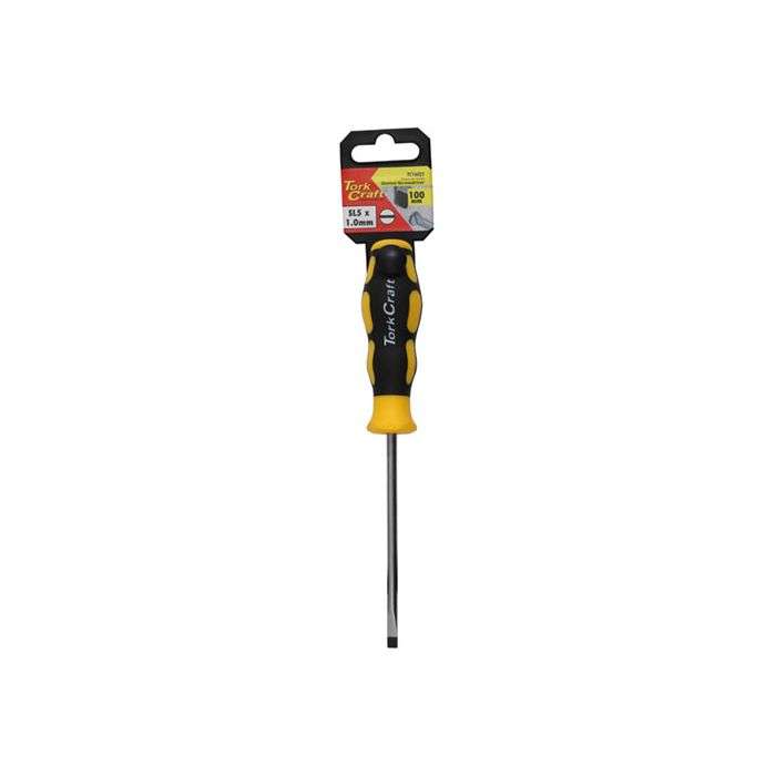 Tork Craft Slotted Screwdriver 5 x 100mm