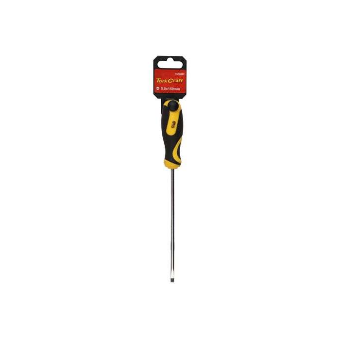 Tork Craft Slotted Screwdriver 5 x 150mm
